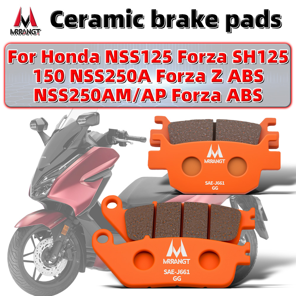 Carbon Ceramic Motorcycle Brake Rotor - MRRANGT オートバイセラミックブレーキパッド フロントリアセット ホンダNSS125 Forza SH125