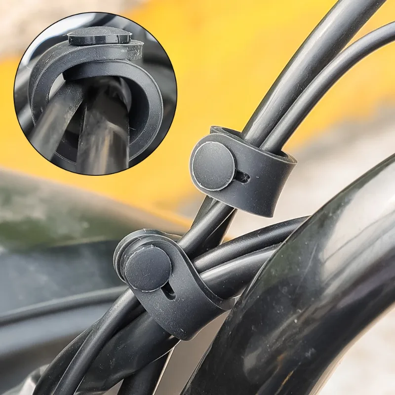 1-20 個オートバイゴムフレーム固定ケーブル配線ハーネス電 - Brake Line Motorcycle のレビューと価格