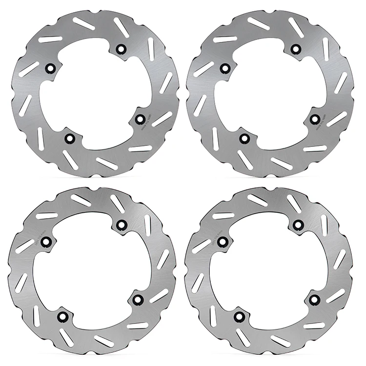 新しいオートバイATV用フロントブレーキディスク2個とリアブ - Brake Disc Motorcycle のレビューと価格