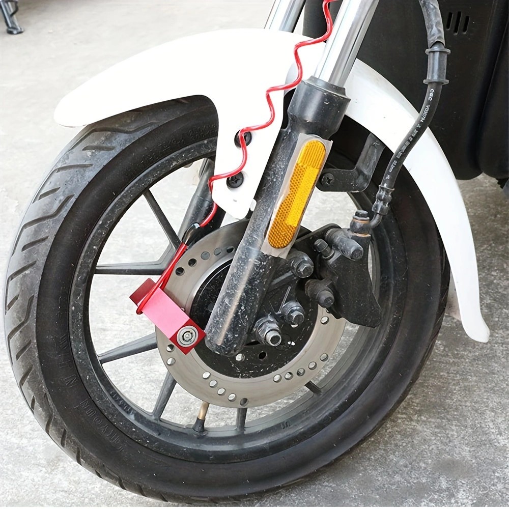 1.2Mディスクロックリマインダーケーブル盗難防止バイクオー - Motorcycle Brake Cable のレビューと価格