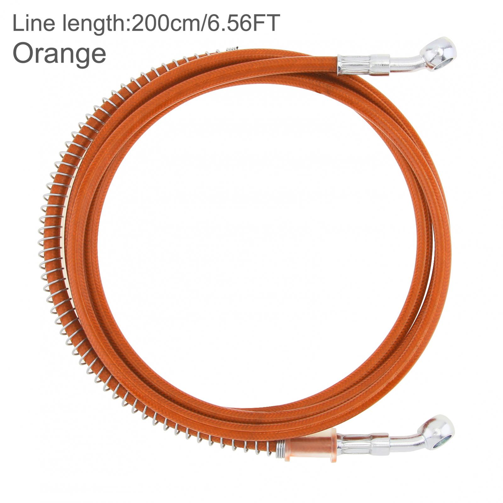 編組油圧ブレーキホース,200cm,ステンレス鋼ブレーキケー - Motorcycle Brake Cable のレビューと価格